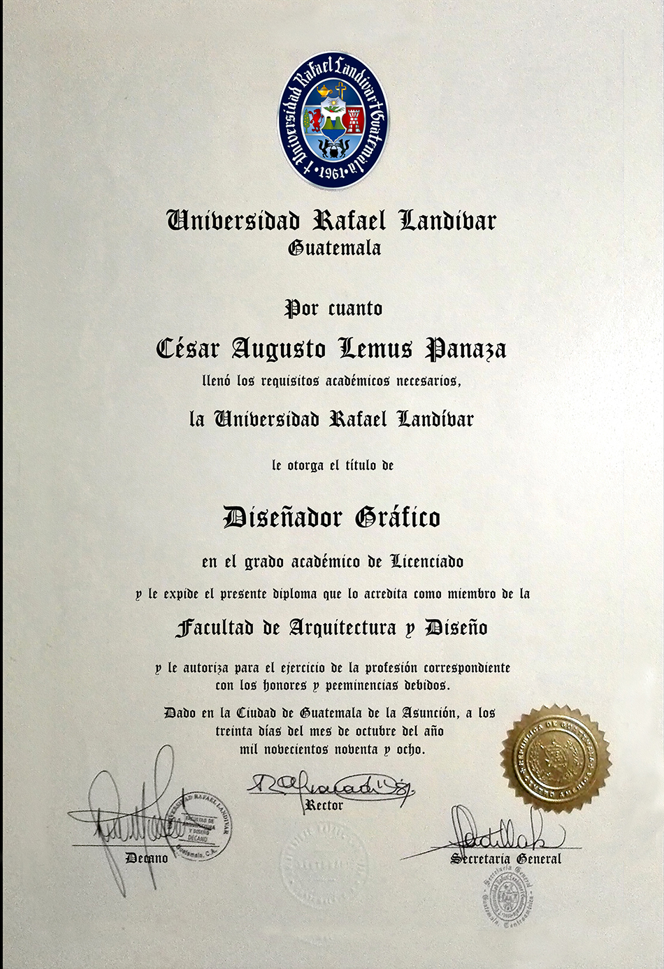 certificado
